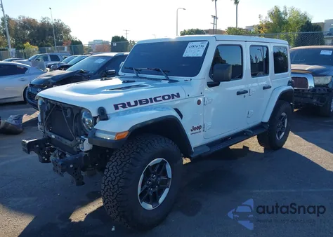 2019 Jeep Wrangler Unlimited Rubicon 4X4 z USA, uszkodzony, nr VIN 1C4HJXFG4KW662998